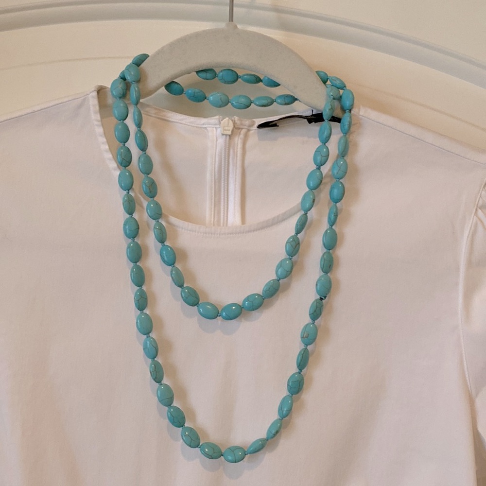 Turquoise Bead Necklace